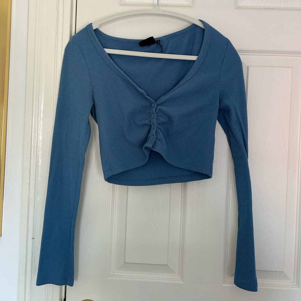 Urban Outfitters out from under thermal longsleeve crop top
